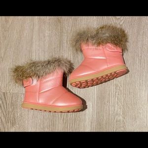 Toddler furry boots